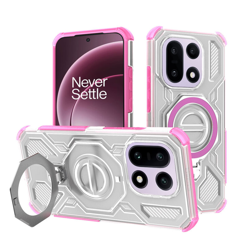 Husa OnePlus 15 Techsuit Carbon Shield PRO, roz