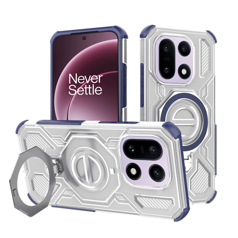 Husa OnePlus 15 Techsuit Carbon Shield PRO, albastru