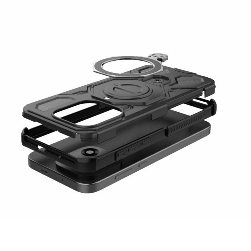 Husa OnePlus 15 Techsuit Carbon Shield PRO, albastru