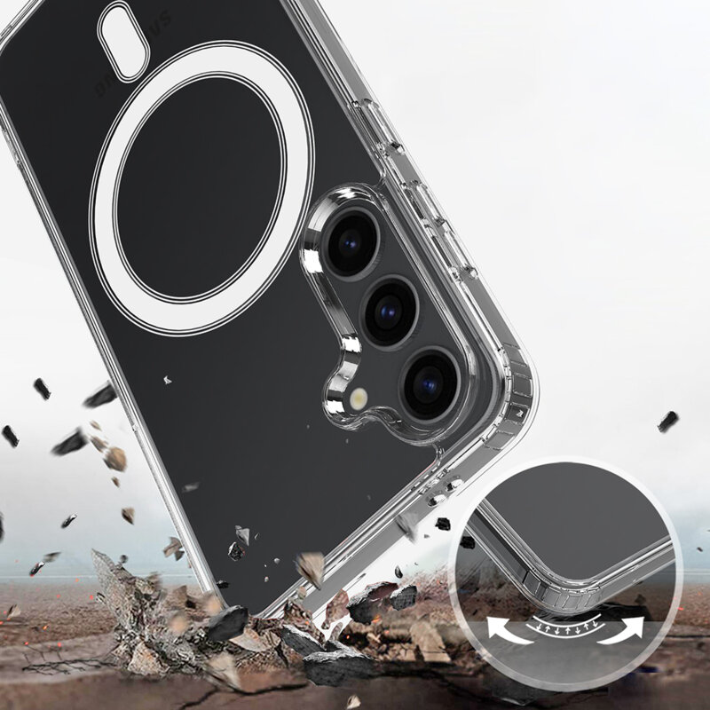 Husa Samsung Galaxy S26 Plus Techsuit MagSafe Pro, transparenta