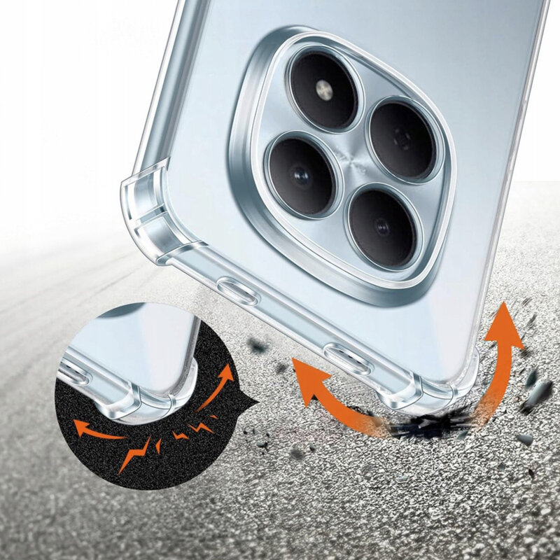 Husa Samsung Galaxy A37 5G Techsuit Shockproof Clear Silicone, transparenta