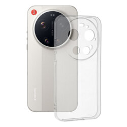 Husa Xiaomi 17 Ultra Techsuit Clear Silicone, transparenta