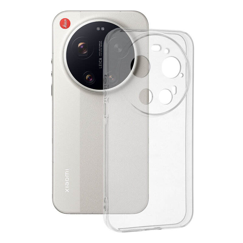 Husa Xiaomi 17 Ultra Techsuit Clear Silicone, transparenta