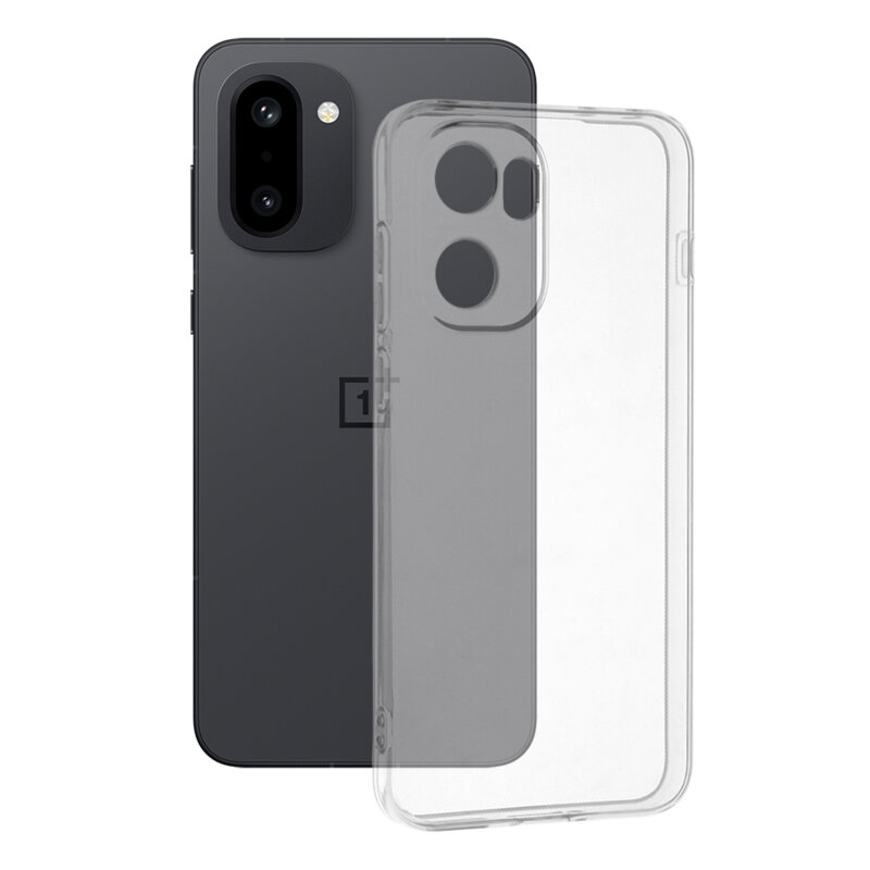 Husa OnePlus 15R Techsuit Clear Silicone, transparenta