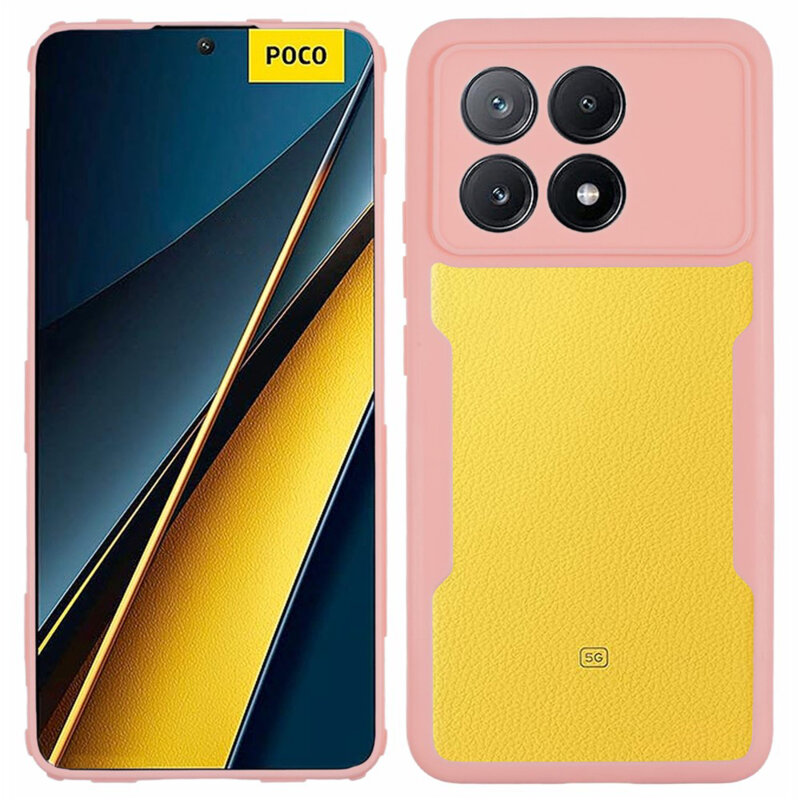 Husa 360° Xiaomi Poco X6 Pro Techsuit ColorVerse, roz