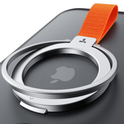 Inel magnetic 360°, suport telefon Torras Ostand, argintiu