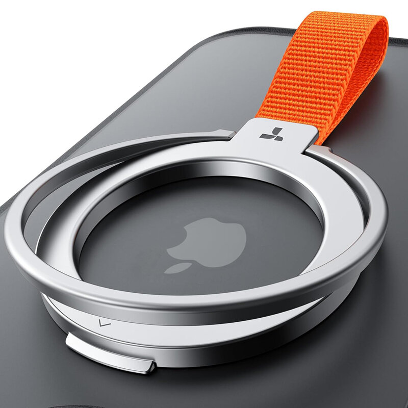 Inel magnetic 360°, suport telefon Torras Ostand, argintiu