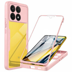 Husa 360° Xiaomi Poco X6 Pro Techsuit ColorVerse, roz