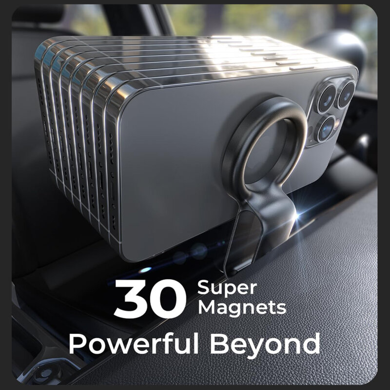 Suport de telefon auto magnetic, pliabil Lisen, YL0224050012