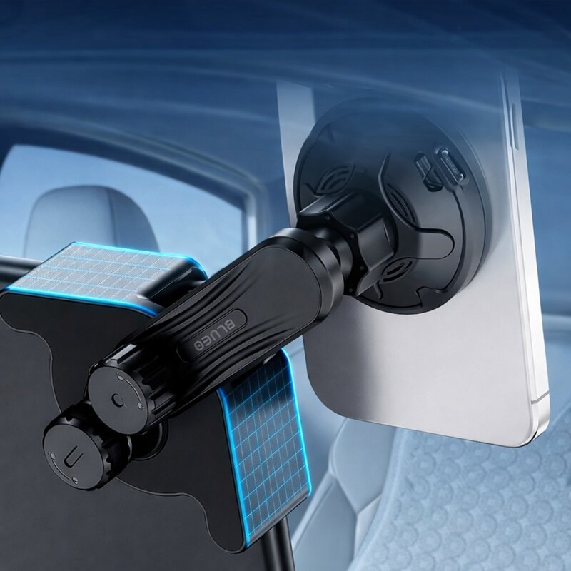 Suport auto cu incarcare wireless pentru masini EV 15W Blueo, negru