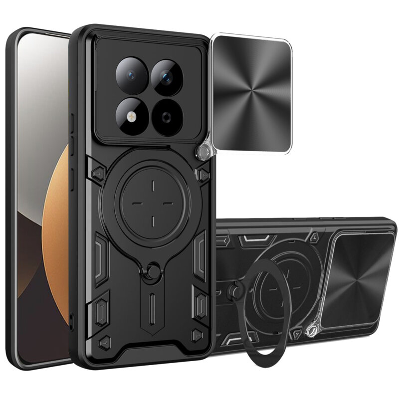 Husa Xiaomi Redmi Note 15 Pro 5G Techsuit CamGuard Pro, negru