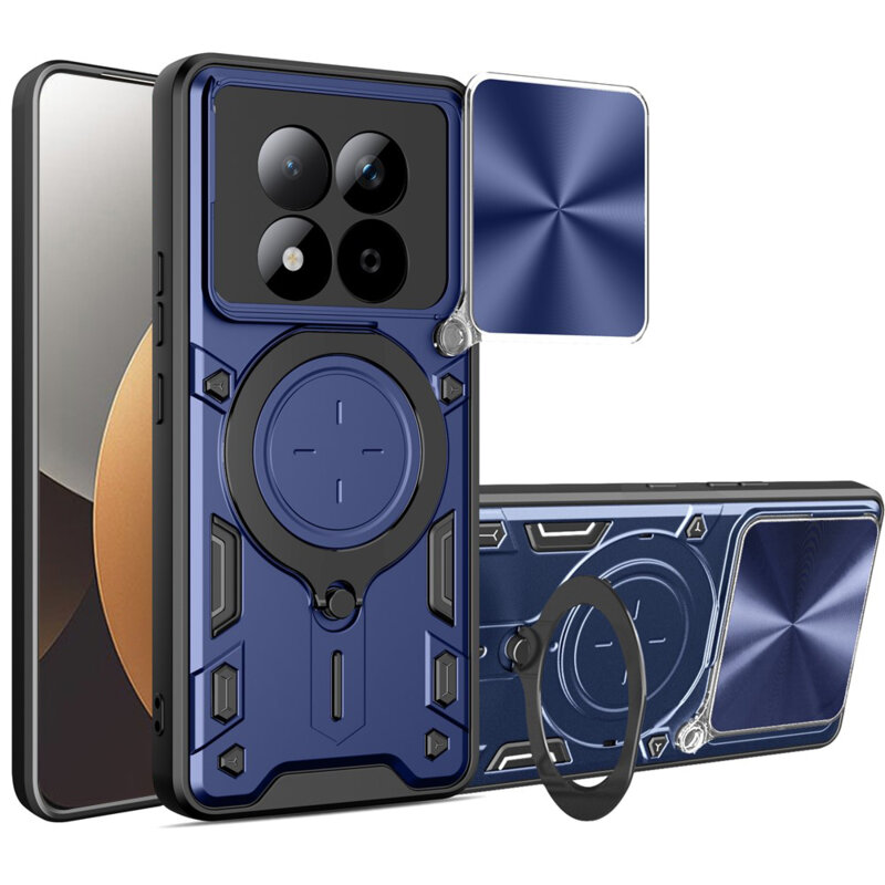 Husa Xiaomi Redmi Note 15 Pro 5G Techsuit CamGuard Pro, albastru