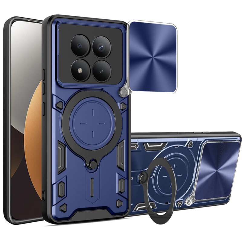 Husa Xiaomi Poco M8 Pro 5G Techsuit CamGuard Pro, albastru