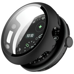 [Pachet 360°] Husa + folie Google Pixel Watch 4 45mm Techsuit Defense, negru
