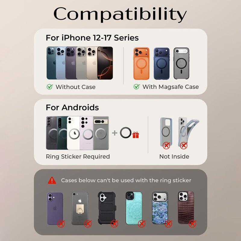 Suport telefon auto magnetic, electric Lisen, 130mAh, gri, A690