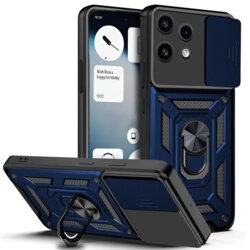 Husa Nothing Phone (3a) Lite protectie camera Techsuit CamShield Series, albastru