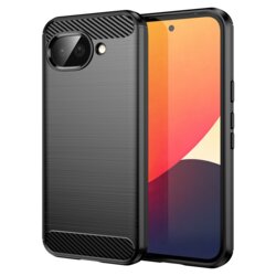 Husa Google Pixel 10a Techsuit Carbon Silicone, negru