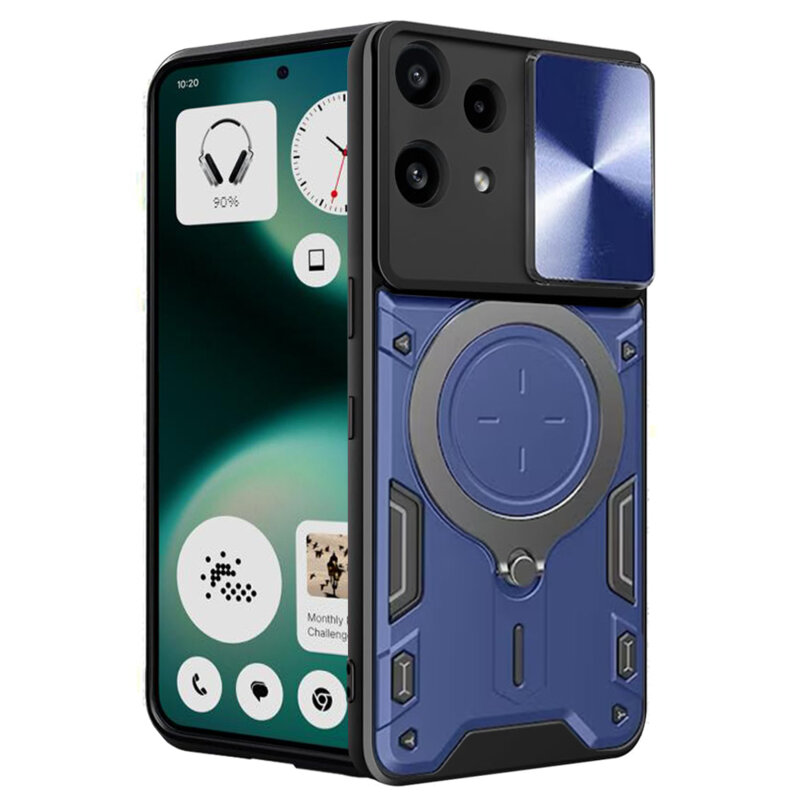 Husa Nothing Phone (3a) Lite Techsuit CamGuard Pro, albastru