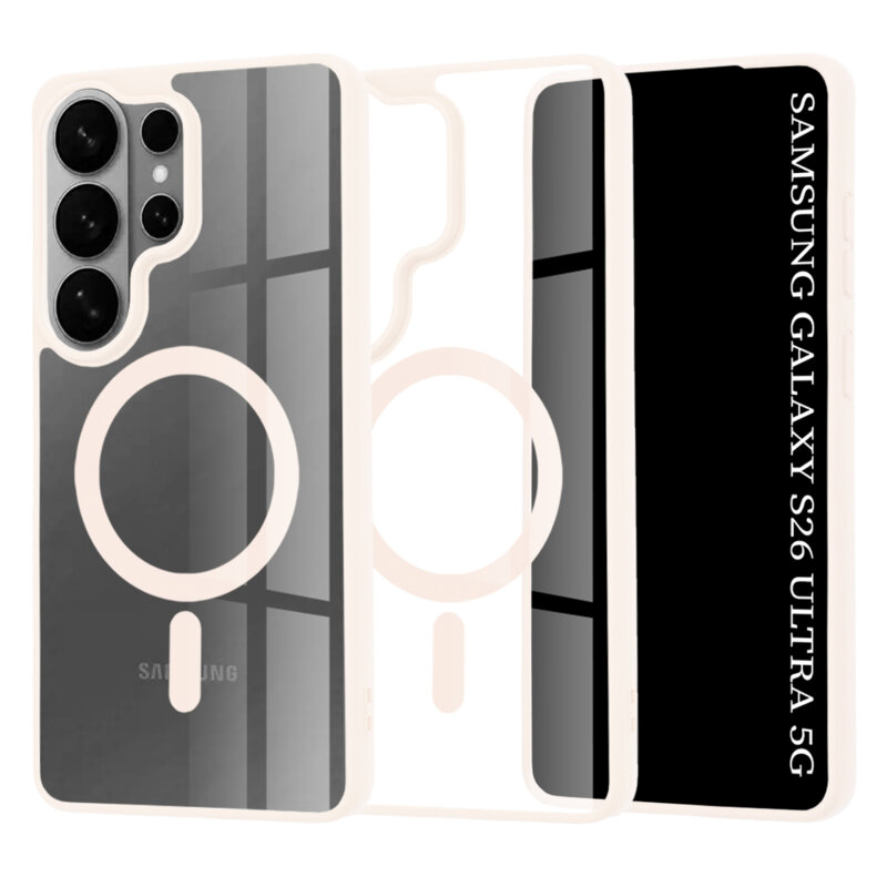 Husa Samsung Galaxy S26 Ultra Techsuit MagSafe Pro, roz