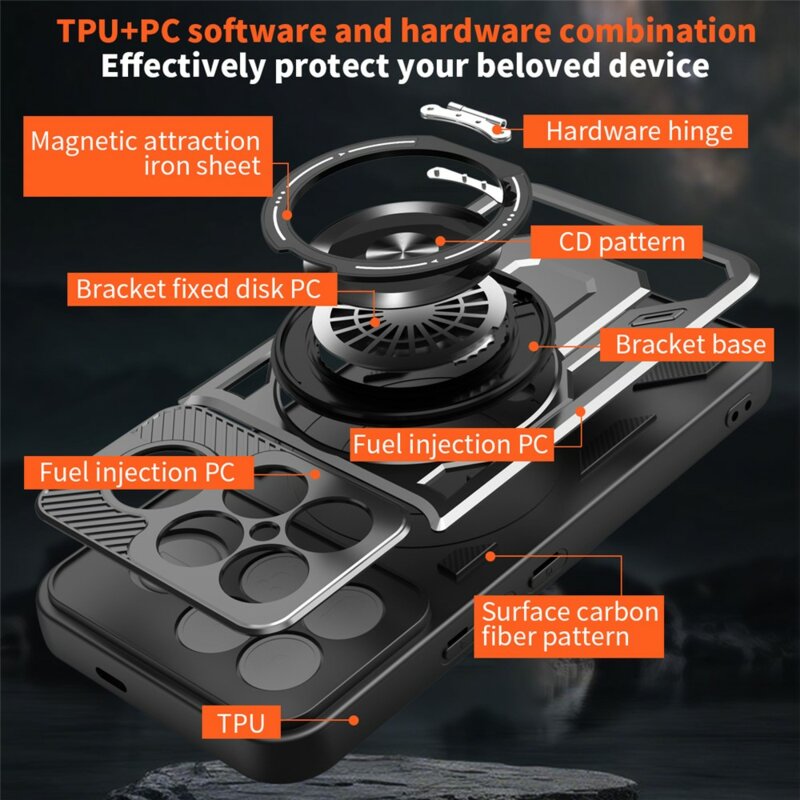 Husa Xiaomi Poco F8 Ultra Techsuit RuggedCam, albastru