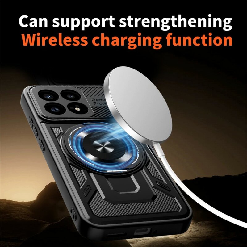 Husa Xiaomi Poco F8 Pro Techsuit RuggedCam, albastru