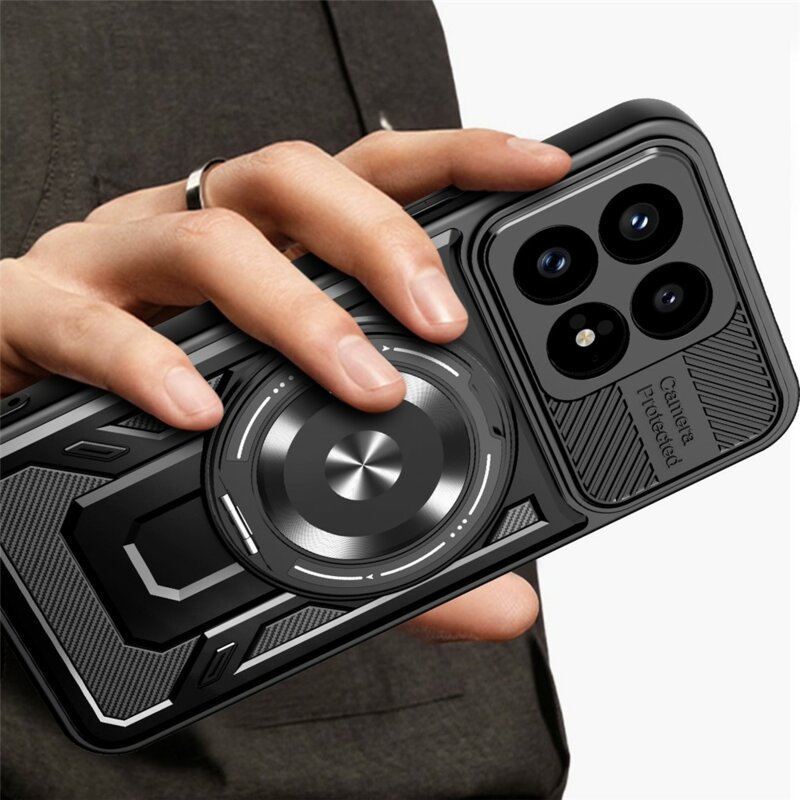 Husa Xiaomi Poco F8 Pro Techsuit RuggedCam, negru