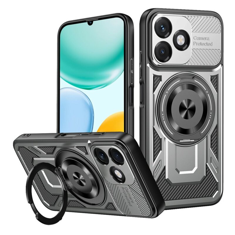 Husa Honor X5c Plus Techsuit RuggedCam, gri