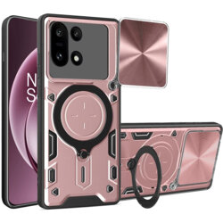 Husa OnePlus 15 Techsuit CamGuard Pro, roz auriu