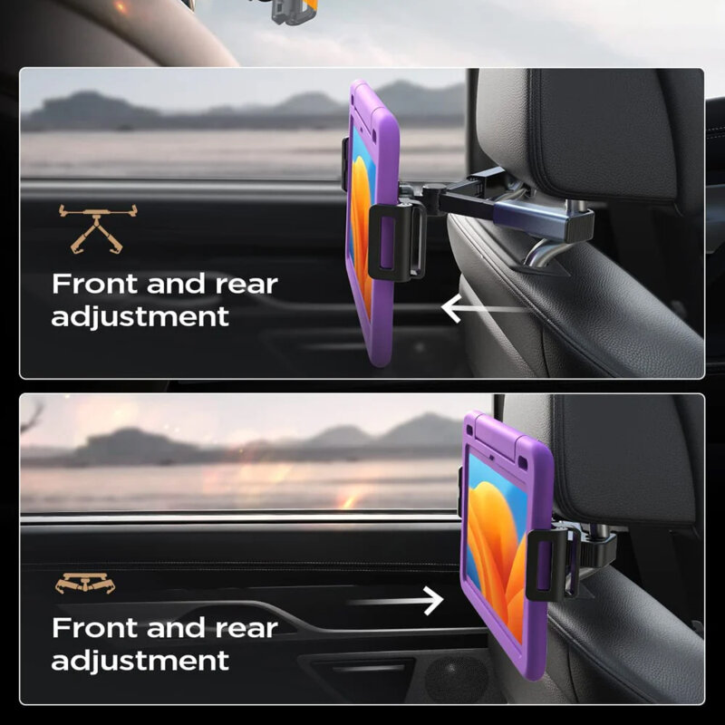 Suport telefon, tableta pentru masina, ajustabil Lisen, negru