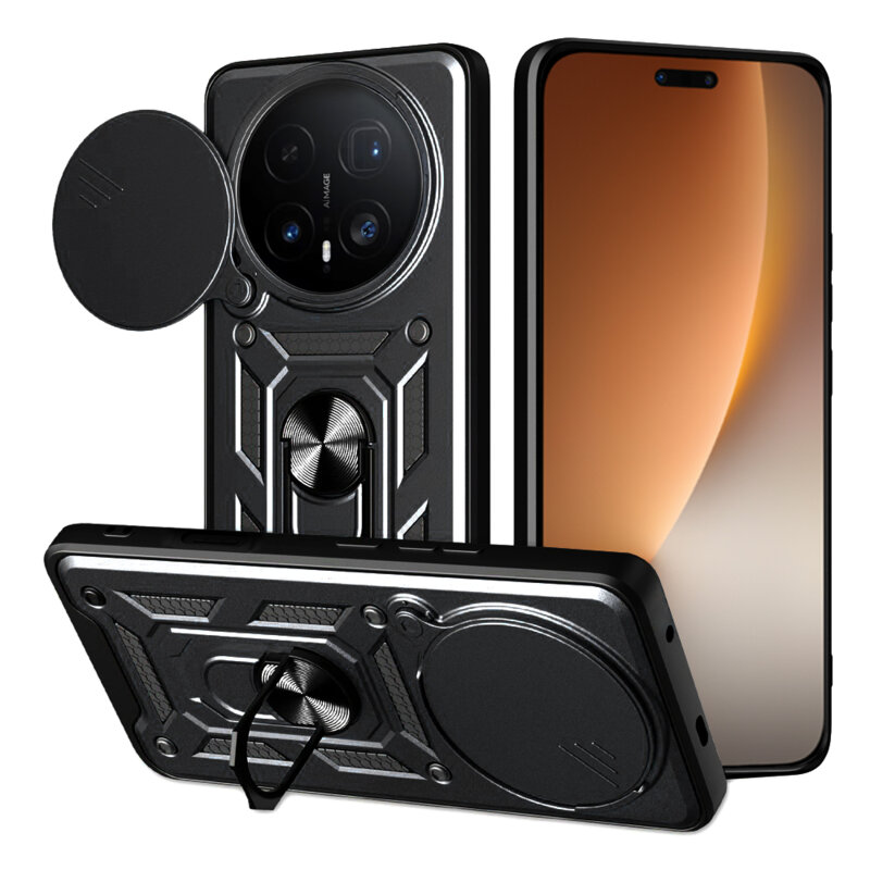 Husa Honor Magic8 Pro protectie camera Techsuit CamShield Series, negru