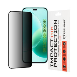 Folie sticla Honor 400 Lite Techsuit 111D Privacy Full Glue, negru