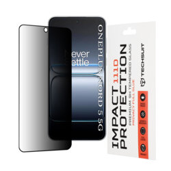 Folie sticla OnePlus Nord 5 Techsuit 111D Privacy Full Glue, negru