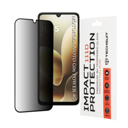 Folie sticla Motorola Moto G06 Power Techsuit 111D Privacy Full Glue, negru