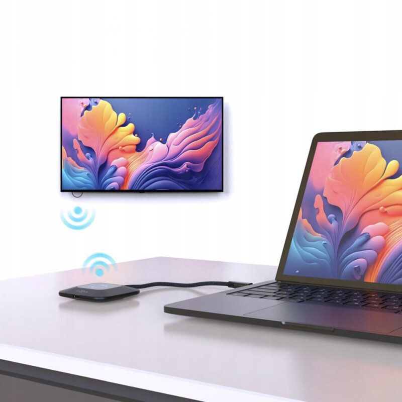 Adaptor HDMI wireless Full HD, Fixed AirLink FIXA-AL-BK, negru