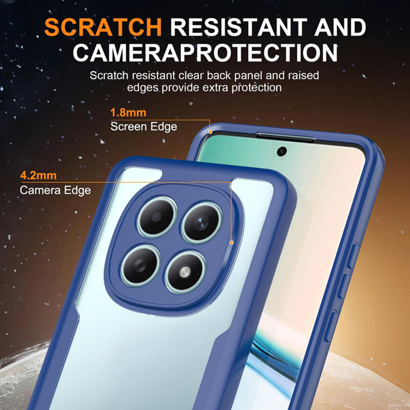 Husa 360° Xiaomi Redmi Note 15 4G Techsuit ColorVerse, albastru