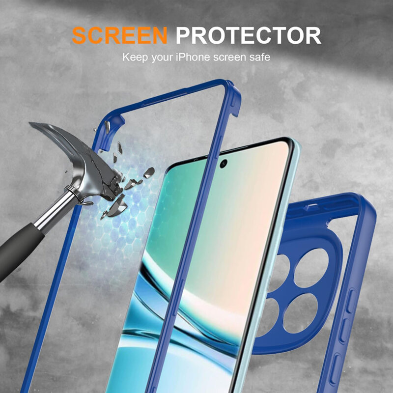 Husa 360° Xiaomi Redmi Note 15 4G Techsuit ColorVerse, albastru