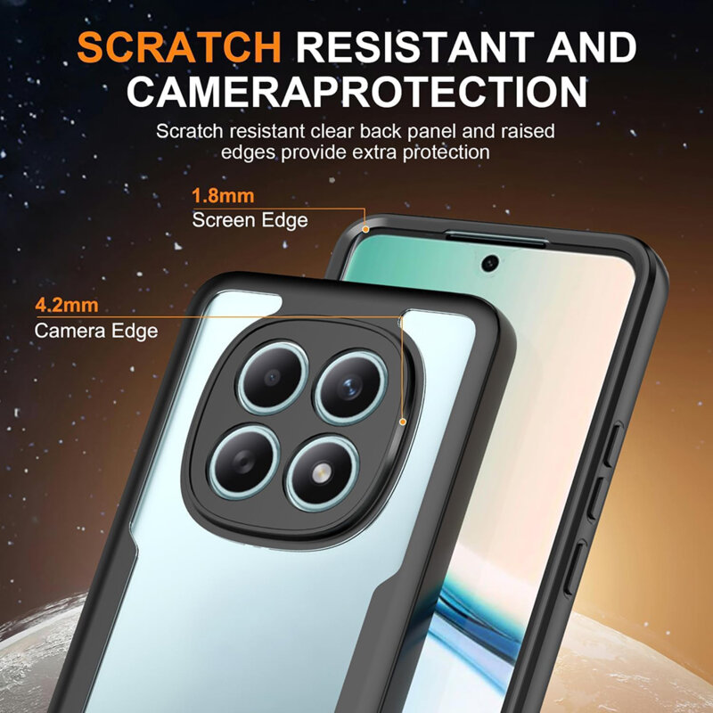 Husa 360° Xiaomi Redmi Note 15 4G Techsuit ColorVerse, negru