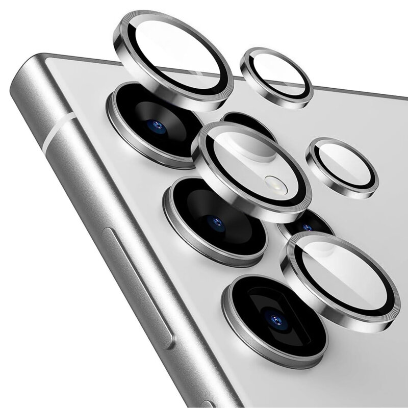 Folie sticla Samsung Galaxy S25 Ultra Camera Protector Lito S+, argintiu