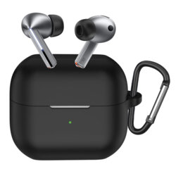 Husa Samsung Galaxy Buds 3 Techsuit Silicone Case, negru