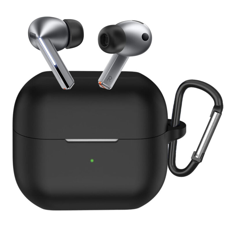 Husa Samsung Galaxy Buds 3 FE Techsuit Silicone Case, negru