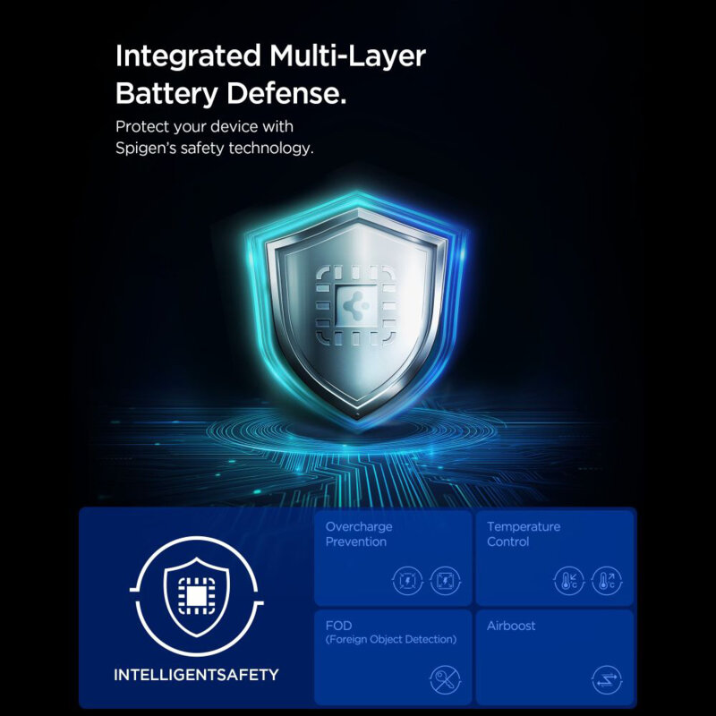 Suport auto cu incarcare wireless Qi2 Spigen, 15W, EV15MAQ