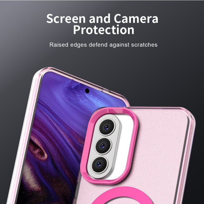 Husa Samsung Galaxy A37 5G Techsuit CandyCase MagSafe, roz