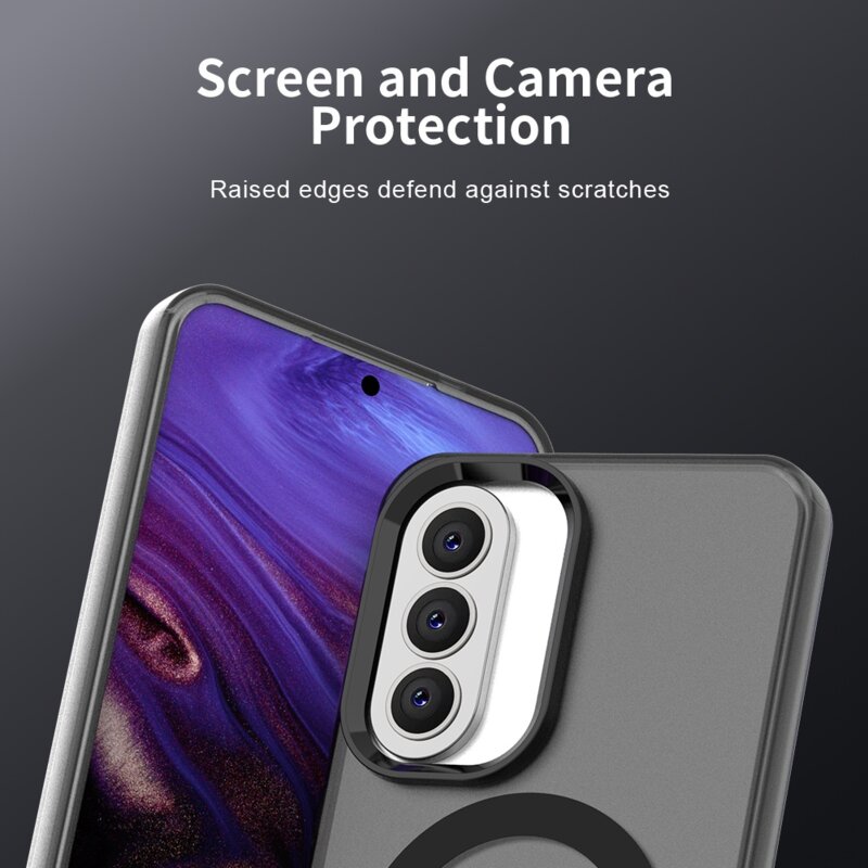 Husa Samsung Galaxy A37 5G Techsuit CandyCase MagSafe, negru