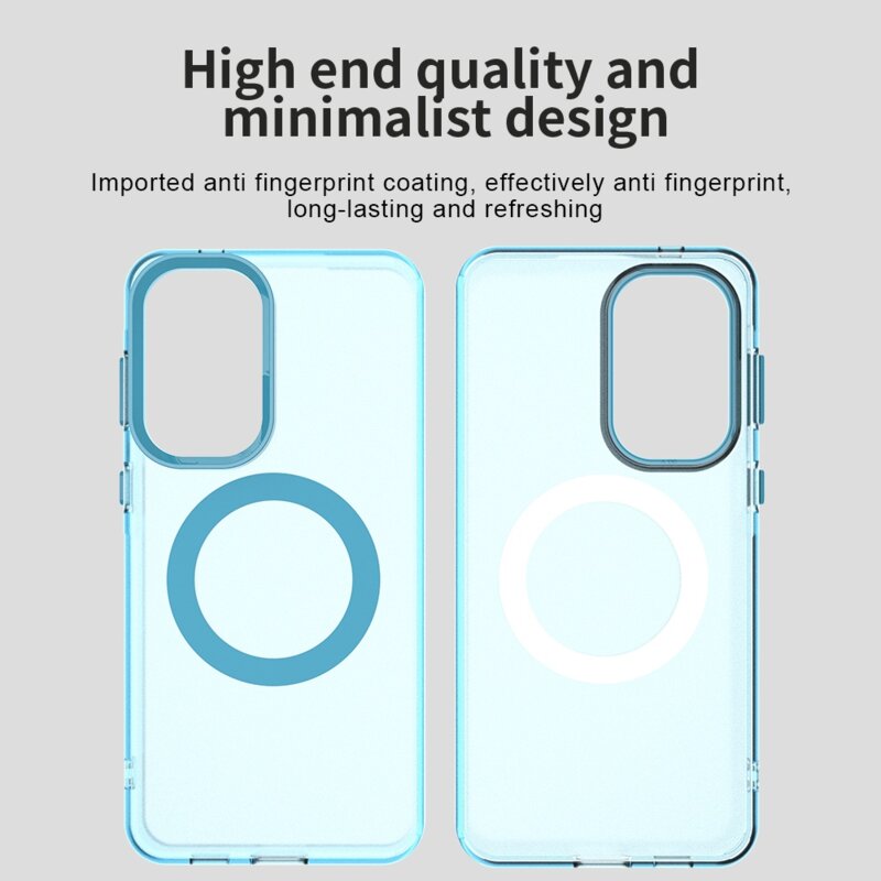 Husa Samsung Galaxy A57 5G Techsuit CandyCase MagSafe, albastru