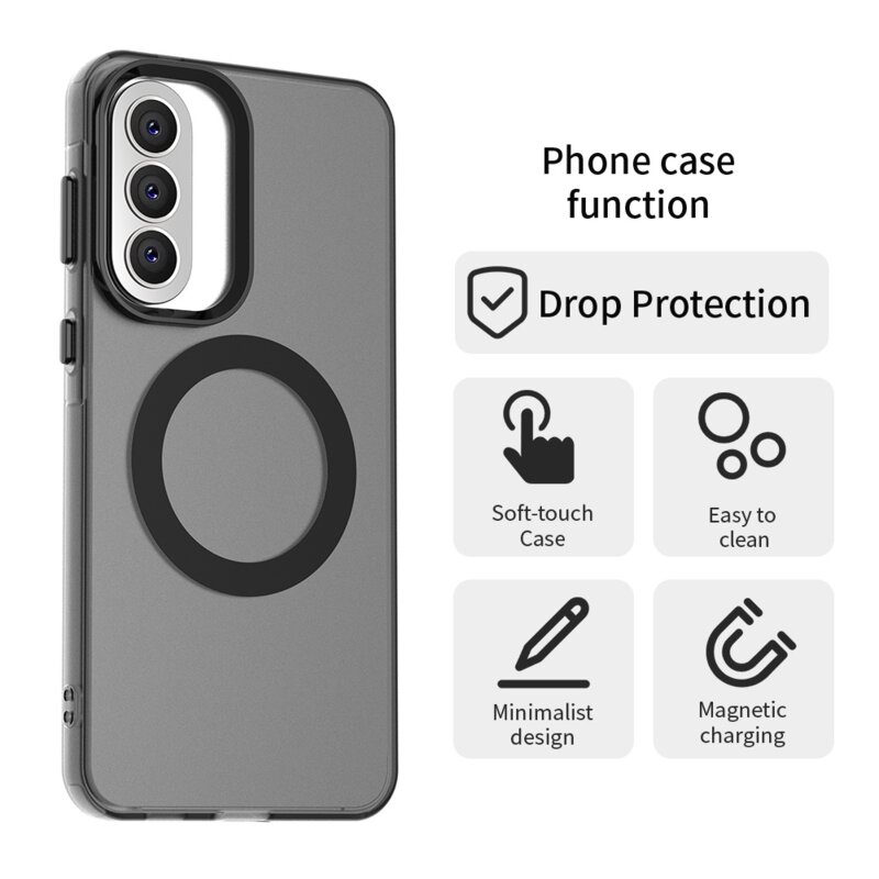 Husa Samsung Galaxy A57 5G Techsuit CandyCase MagSafe, negru