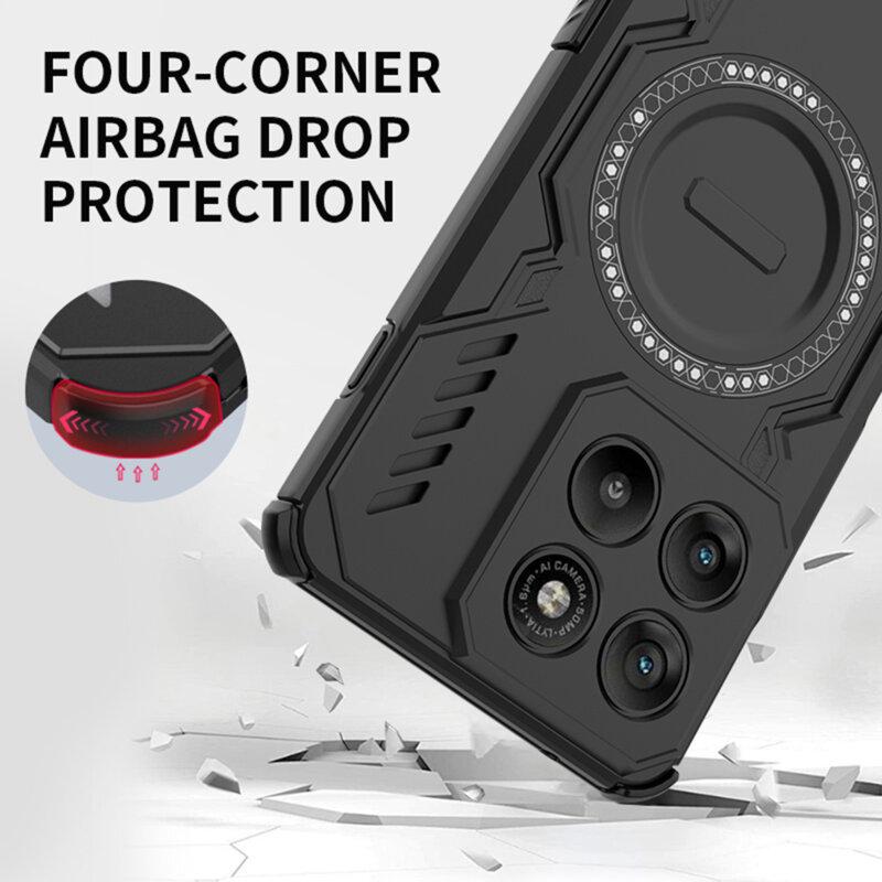 Husa Motorola Edge 70 Techsuit ArmorMag Case, albastru