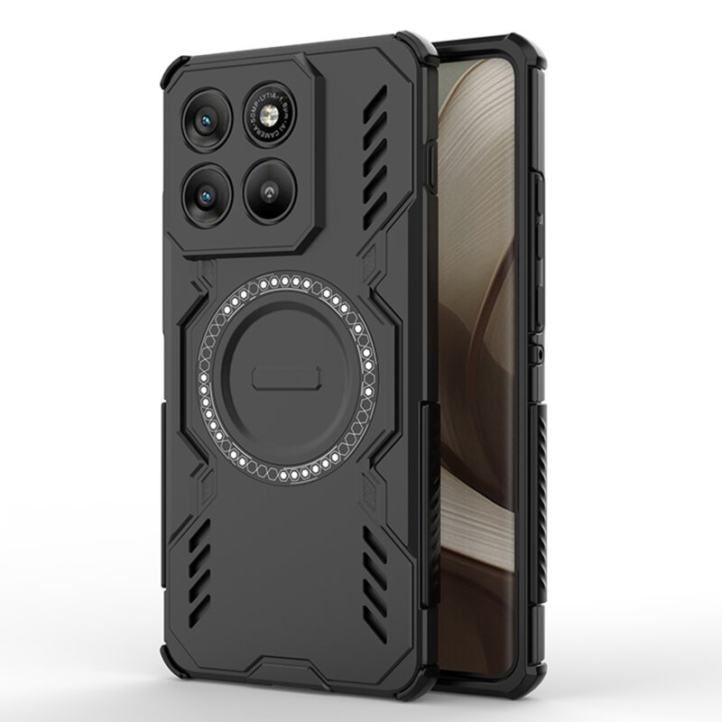 Husa Motorola Edge 70 Techsuit ArmorMag Case, negru