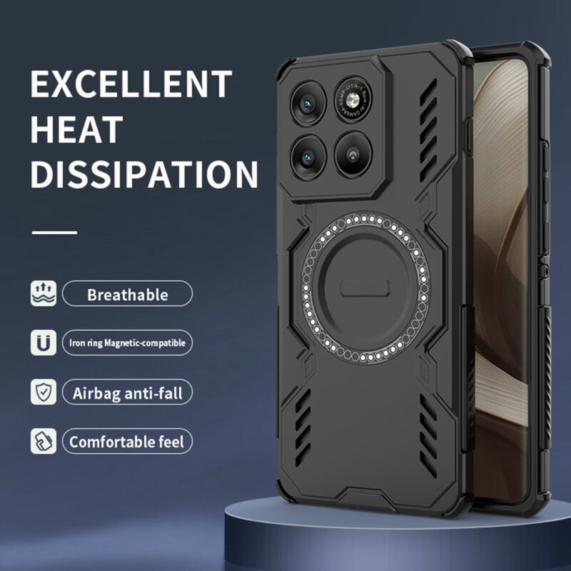 Husa Motorola Edge 70 Techsuit ArmorMag Case, negru