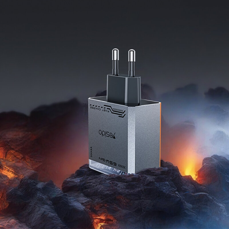 Incarcator USB, Type-C Fast Charge Yesido, 65W, YC101, negru