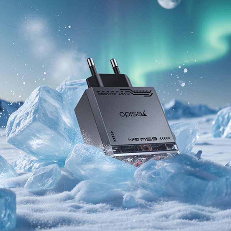 Incarcator USB, Type-C Fast Charge Yesido, 65W, YC101, negru